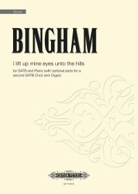 Book Cover for I Lift Up Mine Eyes Unto the Hills (SATB and Piano) by Judith Bingham