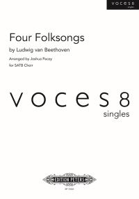 Book Cover for Four Folksongs (SATB Choir) by Ludwig van Beethoven