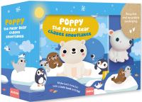 Book Cover for Poppy the Polar Bear Chases Snowflakes by Anna Hurley