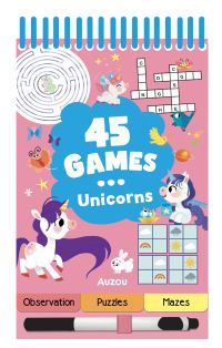 Book Cover for 45 Games Unicorns by Céline Potard