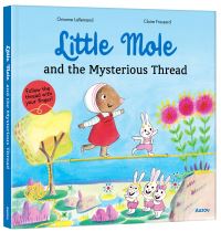 Book Cover for Little Mole and the Funny Thread by Frossard