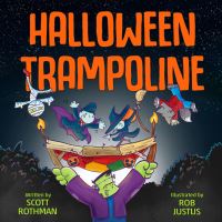 Book Cover for Halloween Trampoline by Scott Rothman