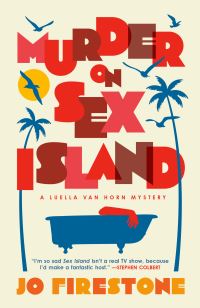 Book Cover for Murder on Sex Island by Jo Firestone