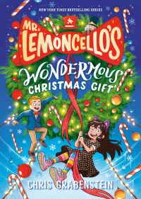 Book Cover for Mr. Lemoncello's Wondermous Christmas Gift by Chris Grabenstein
