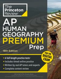 Book Cover for Princeton Review AP Human Geography Premium Prep, 18th Edition by The Princeton Review