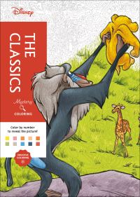Book Cover for Disney Mystery Coloring: The Classics by Disney
