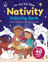 Book Cover for My Very First Bible Nativity Coloring Book by DK
