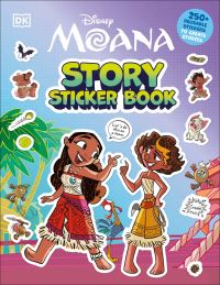 Book Cover for Disney Moana Story Sticker Book by DK