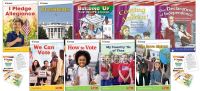 Book Cover for American Democracy, Voting, & Elections 9-Book Set Plus 2-Card Decks for Grades K-1 by Multiple Authors, Michelle Jovin, Mary Kate Bolinder, Elise Wallace