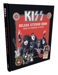 Book Cover for KISS Deluxe Sticker Book by Insight Editions