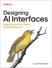 Book Cover for Designing AI Interfaces by Louise Macfadyen