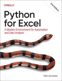 Book Cover for Python for Excel by Felix Zumstein