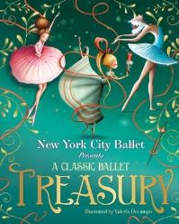 Book Cover for A Classic Ballet Treasury by New York City Ballet