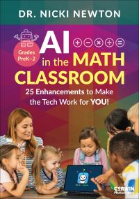 Book Cover for AI in the Math Classroom, Grades PreK-2 by Nicki Newton