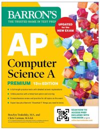 Book Cover for AP Computer Science A Premium by Roselyn Teukolsky, Chris Carman