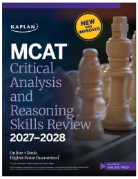 Book Cover for MCAT Critical Analysis and Reasoning Skills Review 2027-2028 by Kaplan Test Prep