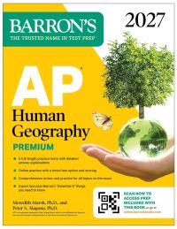Book Cover for AP Human Geography Premium, 2027 by Meredith Marsh, Peter S Alagona