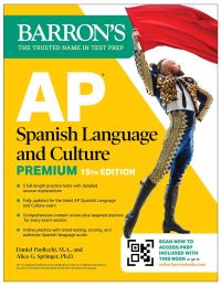 Book Cover for AP Spanish Language and Culture Premium, Fifteenth Edition by Daniel Paolicchi