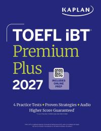 Book Cover for TOEFL iBT Premium Plus 2027 by Kaplan Test Prep