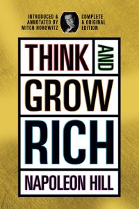 Book Cover for Think and Grow Rich by Napoleon Hill