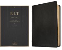 Book Cover for NLT Select Large Print Thinline Reference Bible, Filament Enabled (Goatskin Leather, Black, Red Letter) by New Living Translation, Tyndale