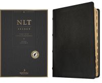 Book Cover for NLT Select Large Print Thinline Reference Bible, Filament Enabled (Goatskin Leather, Black, Indexed, Red Letter) by New Living Translation, Tyndale