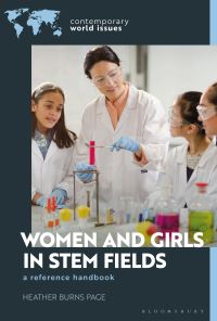 Book Cover for Women and Girls in STEM Fields by Heather Burns Page