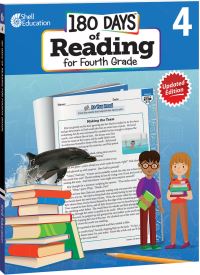Book Cover for 180 Days¬: Reading for Fourth Grade, 2nd Edition by Kristin Kemp, Curtis Slepian