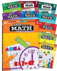 Book Cover for 180 Days¬: Math PK-8: 10-Book Set by Multiple Authors, Darlene Misconish Tyler, Jodene Lynn Smith, Darcy Mellinger, Jodene Smith, Jodene Smith