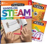 Book Cover for 180 Days¬: STEAM, Science, & Math Grade 3: 3-Book Set by Multiple Authors, Jodene Lynn Smith, Kristin Kemp, Melissa Iwinski, Jodene Smith, Jodene Smith, Jodene Smith