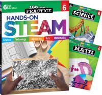 Book Cover for 180 Days¬: STEAM, Science, & Math Grade 6: 3-Book Set by Multiple Authors, Lauren Homayoun, Jodene Lynn Smith, Nancy Balter, Jodene Smith, Jodene Smith, Jodene Smith