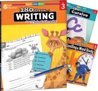 Book Cover for 180 Days¬: Writing, Spelling, & Cursive Grade 3: 3-Book Set by Multiple Authors, Shireen Pesez Rhoades, Kristi Sturgeon, Shell Education, Shell Education, Shell Education, Shell Education