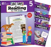 Book Cover for 180 Days¬: Reading 2nd Ed, Writing, Spelling, & Language Grade 5: 4-Book Set by Kathleen N Kopp, Torrey Maloof, Shireen Pesez Rhoades, Suzanne Barchers, Kathy Kopp, Suzanne I Barchers, Kathleen Kopp, Suzanne Barchers, Suzanne Barchers