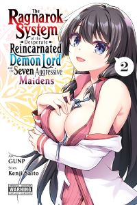 Book Cover for The Ragnarok System of the Desperate Reincarnated Demon Lord and the Seven Aggressive Maidens. Volume 2 by Kenji Saito