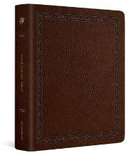 Book Cover for ESV Journaling Bible (Bonded Leather, Mocha, Threshold Design) by Esv Bibles