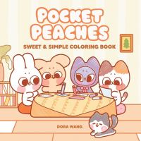 Book Cover for Pocket Peaches Sweet & Simple Coloring Book by Dora Wang