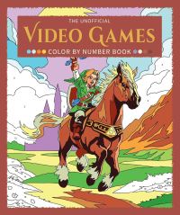 Book Cover for The Unofficial Video Games Color by Number Book by Lukas Thelin