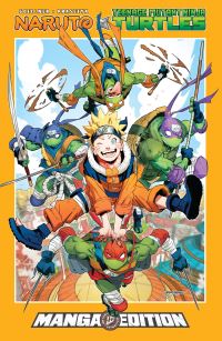 Book Cover for Naruto X Teenage Mutant Ninja Turtles--Manga Style Edition by Caleb Goellner