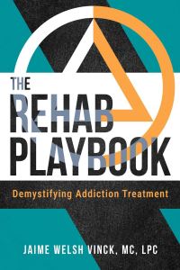 Book Cover for The Rehab Playbook by Jaime Welsh Vinck