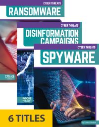 Book Cover for Cyber Threats (Set of 6). Hardcover by Connor Stratton