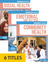 Book Cover for Dimensions of Health (Set of 6). Hardcover by 