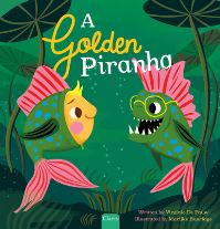 Book Cover for A Golden Piranha by Virginie De Pauw