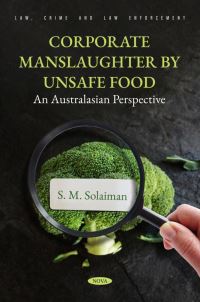 Book Cover for Corporate Manslaughter by Unsafe Food by S M Solaiman