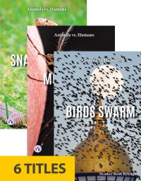 Book Cover for Animals Vs. Humans (Set of 6). Hardcover by 