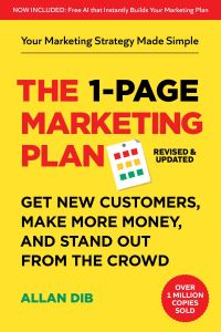 Book Cover for The 1-Page Marketing Plan by Allan Dib