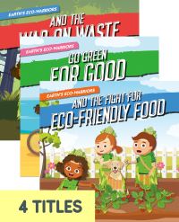 Book Cover for Earth's Eco-Warriors (Set of 4). Hardcover by Shalini Vallepur