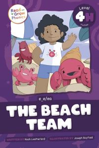 Book Cover for The Beach Team Paperback by Noah Leatherland
