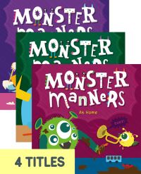 Book Cover for Monster Manners (Set of 4). Hardcover by Charis Mather