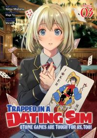 Book Cover for Trapped in a Dating Sim by Yomu Mishima