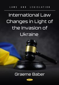 Book Cover for International Law Changes in Light of the Invasion of Ukraine by Graeme Baber